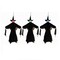 Fun World Fun World LED Prelit Hanging Witch Halloween Decor 91545 - alternate 1
